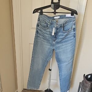 LOFT Blue Ankle Cropped Jeans Versatile Everyday Wear
